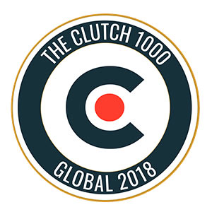 The Clutch 1000 Global 2018 award