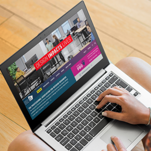 asid custom web portal loaded onto a laptop