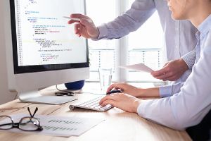 Custom software development SaaS training in progress