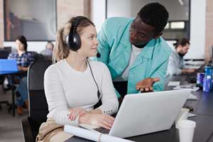 Custom software developer providing support