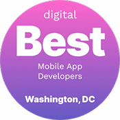 Digital Best Mobile App Developers Washington DC Award