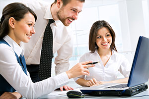 new IT staff from IT staff augmentation working on project