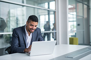 employee happy with AWS database migration benefits