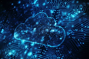 cloud storage being utilized as a backup during an application migration