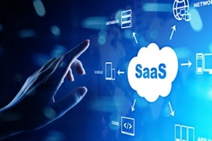 hand touching saas icon