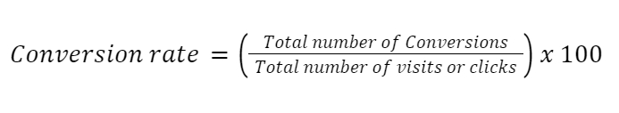 conversion rate
