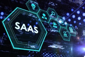 saas digital buttons on big screen