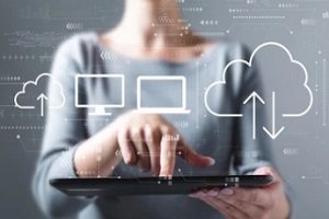 saas working model concept