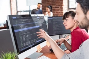 developers working on cumputer