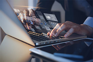 business management software concept