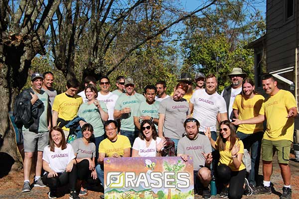 Orases team on a retreat