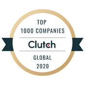 Top 1000 companies Clutch award