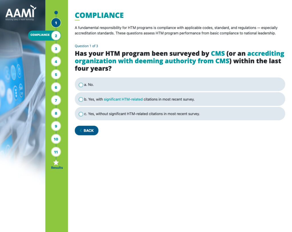 aami assessment guide htm levels