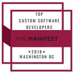 The Manifest top software development companies 2018 Washington DC award