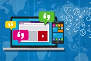 custom web portal 3d illustration