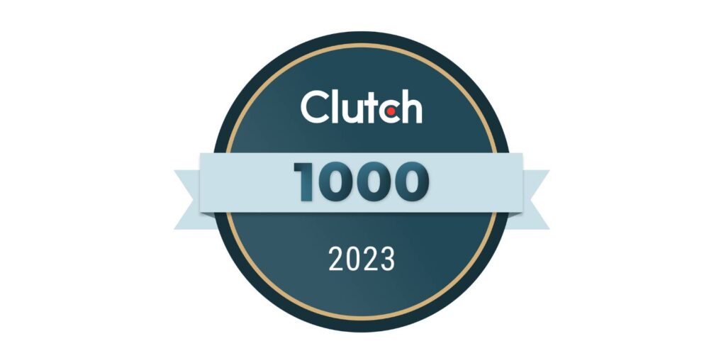 Clutch 1000 award 2023