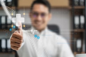 insurance healthcare medical network connection professional disease doctor claim medical examination healthcare icon
