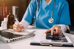 healthcare costs and fees concept