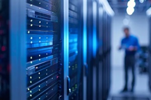 cloud services concept and server farm supporting SAS cloud applications & replatforming for enterprise clients