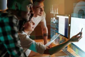 team of software developers