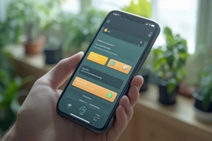 screenshot of a user-friendly mobile app that helps individuals track their health savings account balance and expenditures