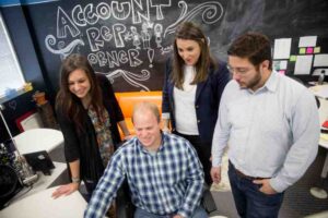 team discussion about big data